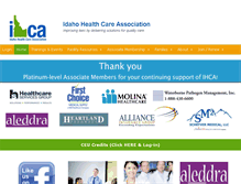 Tablet Screenshot of idhca.org